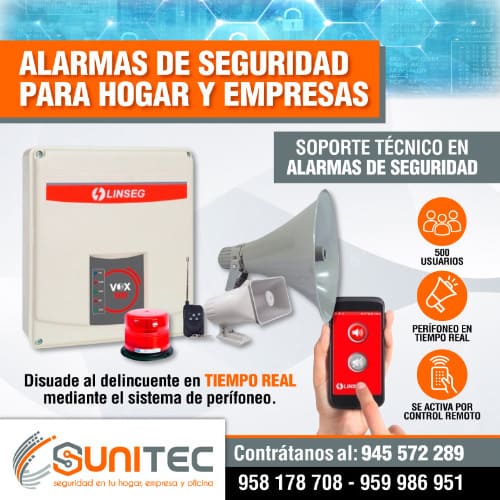 alarmas y sensores de movimiento en arequipa
